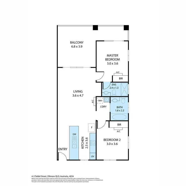Floorplan of Homely unit listing, 4/3 Tabbil Street, Zillmere QLD 4034