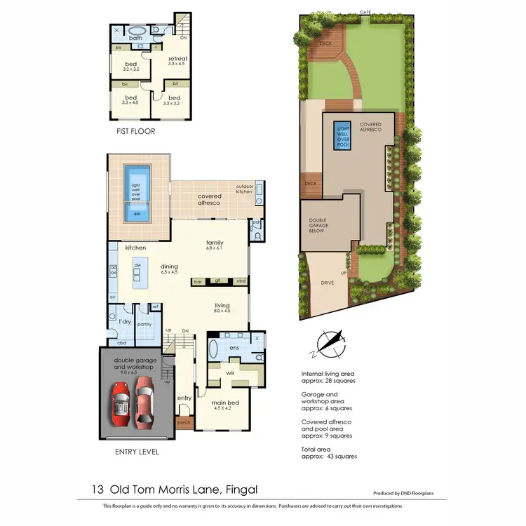 Floorplan of Homely house listing, 13 Old Tom Morris Lane, Fingal VIC 3939