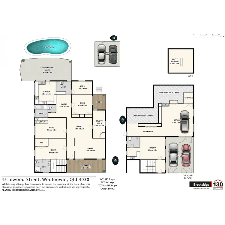 Floorplan of Homely house listing, 45 Inwood Street, Wooloowin QLD 4030