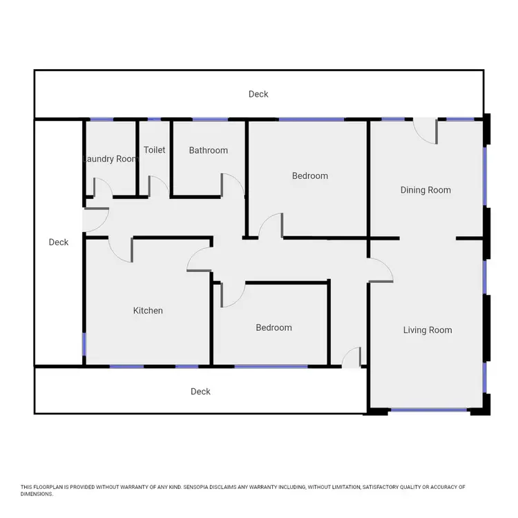 Floorplan of Homely house listing, 86 Darlington Road, Mortlake VIC 3272