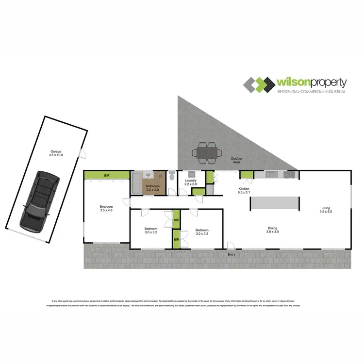 Floorplan of Homely house listing, 5 James Parade, Traralgon VIC 3844