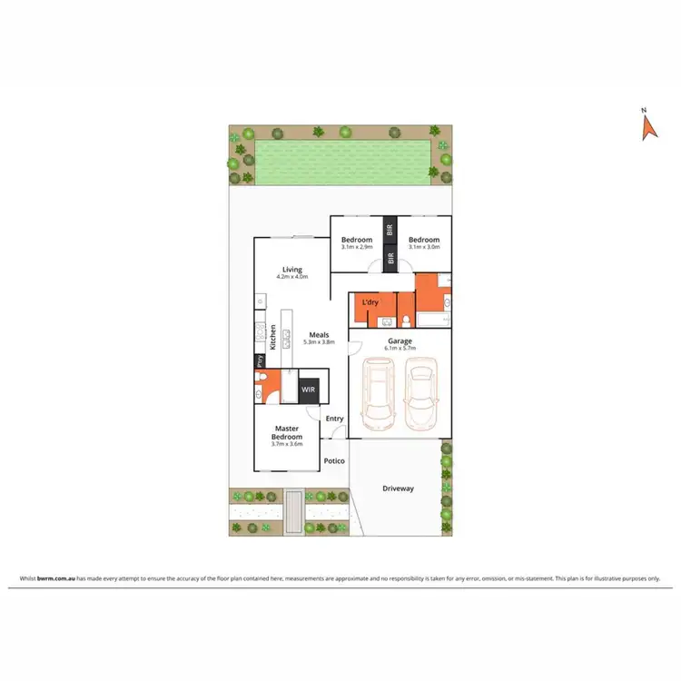 Floorplan of Homely house listing, 17 Beaumont Avenue, Charlemont VIC 3217