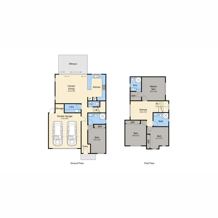 Floorplan of Homely townhouse listing, 1/19 Dromana Parade, Safety Beach VIC 3936