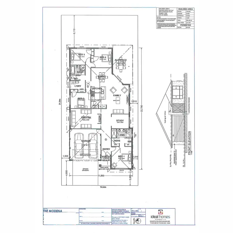 Floorplan of Homely house listing, 10 Garrut Way, Caversham WA 6055