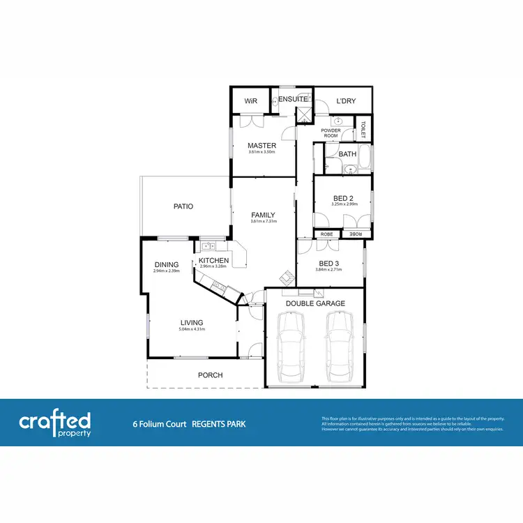 Floorplan of Homely house listing, 6 Folium Court, Regents Park QLD 4118