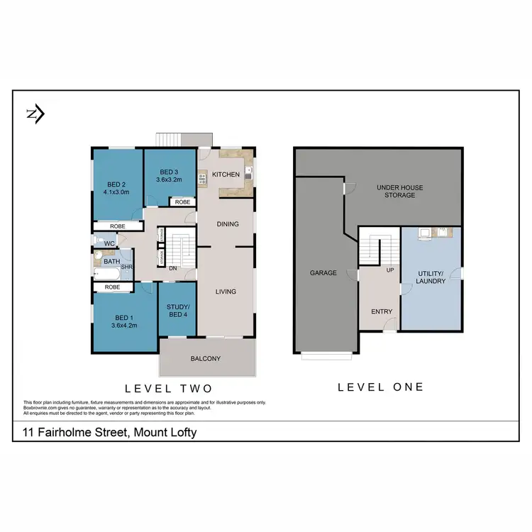 Floorplan of Homely house listing, 11 Fairholme Street, Mount Lofty QLD 4350