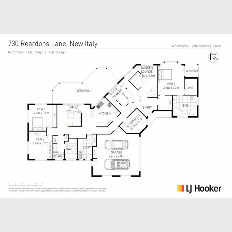 Floorplan of Homely house listing, 730 Reardons Lane, New Italy NSW 2472