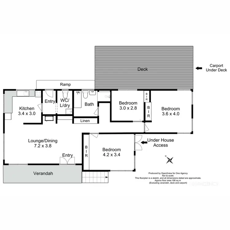 Floorplan of Homely house listing, 23 Goldie Street, Smithton TAS 7330