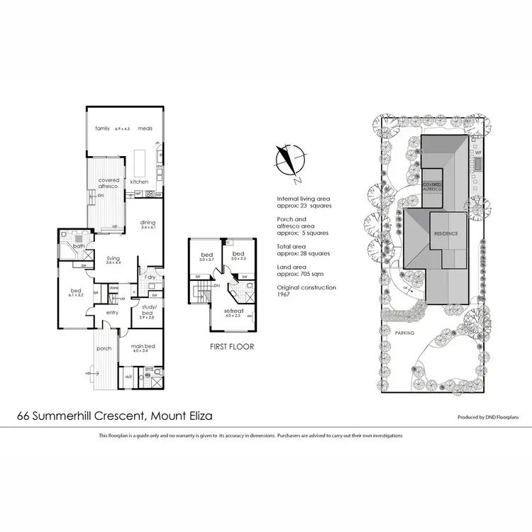 Floorplan of Homely house listing, 66 Summerhill Crescent, Mount Eliza VIC 3930
