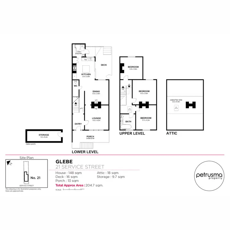 Floorplan of Homely house listing, 21 Service Street, Glebe TAS 7000