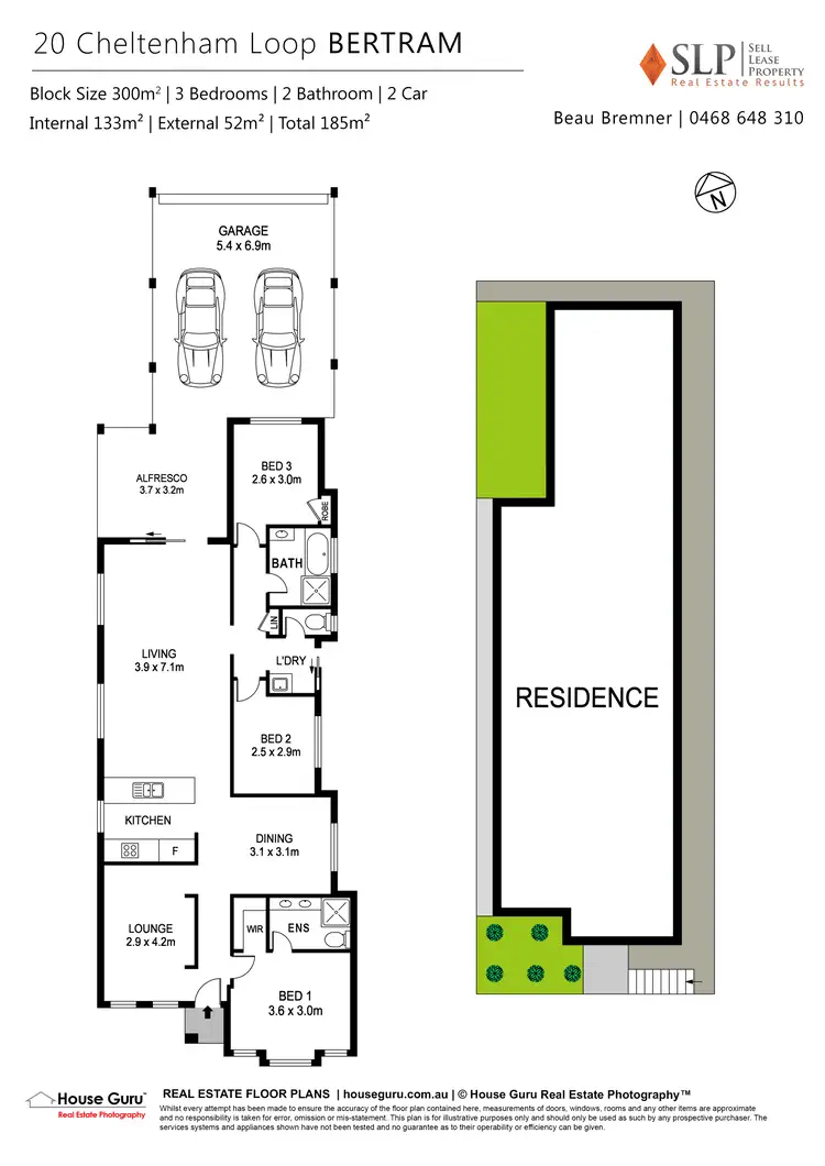 Floorplan of Homely house listing, 20 Cheltenham Loop, Bertram WA 6167
