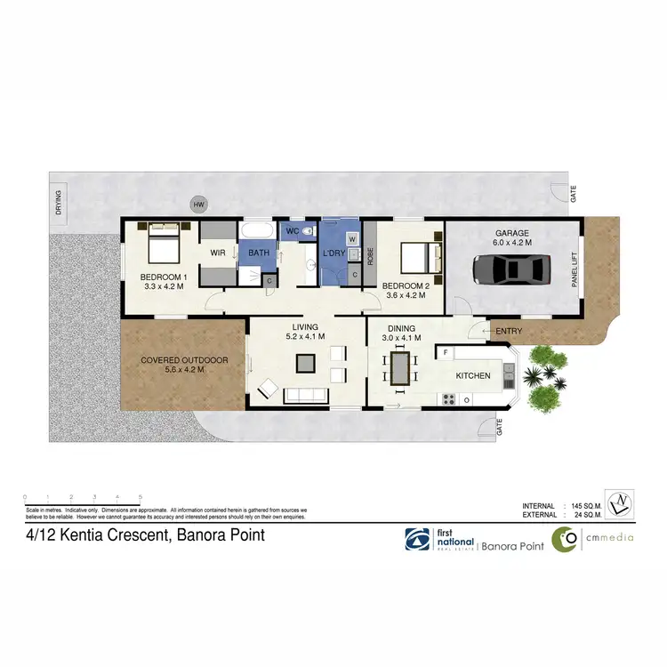 Floorplan of Homely house listing, 4/12 Kentia Crescent, Banora Point NSW 2486