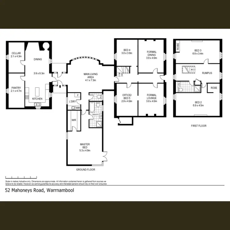 Floorplan of Homely house listing, 52 Mahoneys Road, Killarney VIC 3283