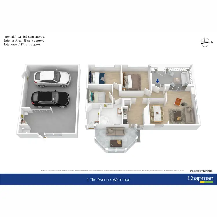 Floorplan of Homely house listing, 4 The Avenue, Warrimoo NSW 2774