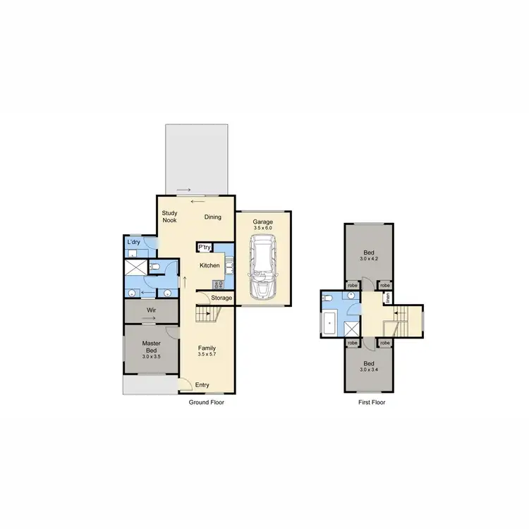 Floorplan of Homely house listing, 1/23 Orchard Grove, Tyabb VIC 3913