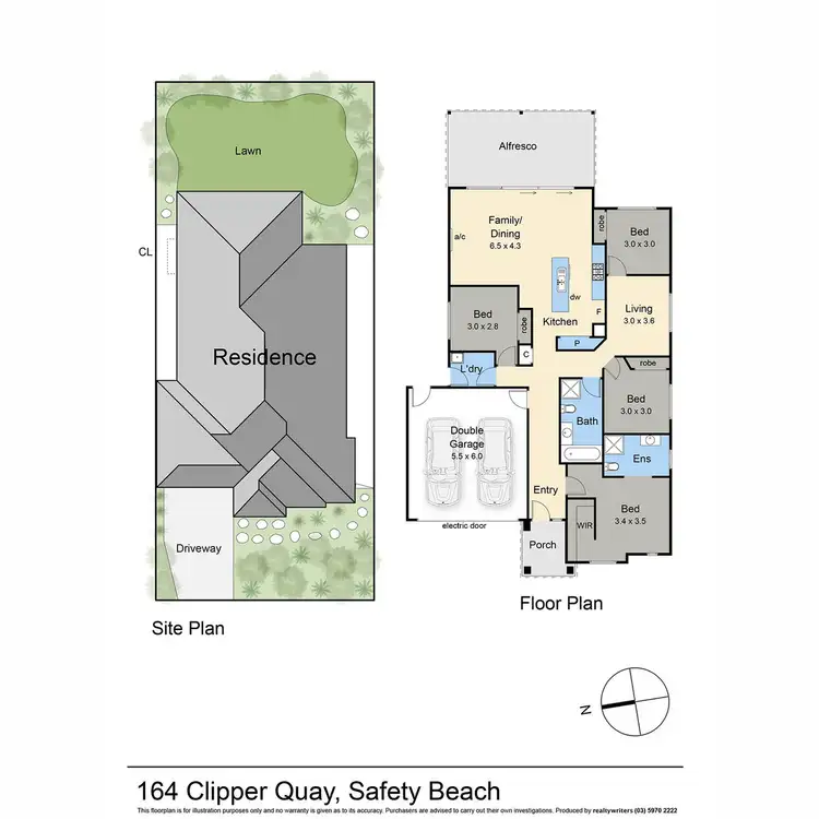 Floorplan of Homely house listing, 164 Clipper Quay, Safety Beach VIC 3936