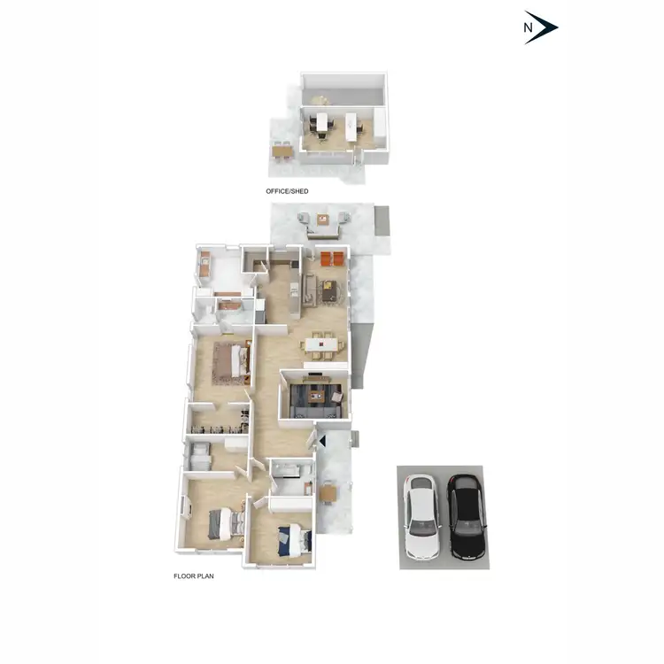 Floorplan of Homely house listing, 22 Hayes Avenue, Rosebud VIC 3939