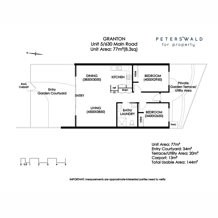Floorplan of Homely villa listing, 5/630 Main Road, Granton TAS 7030