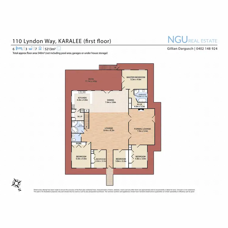 Floorplan of Homely house listing, 110 Lyndon Way, Karalee QLD 4306
