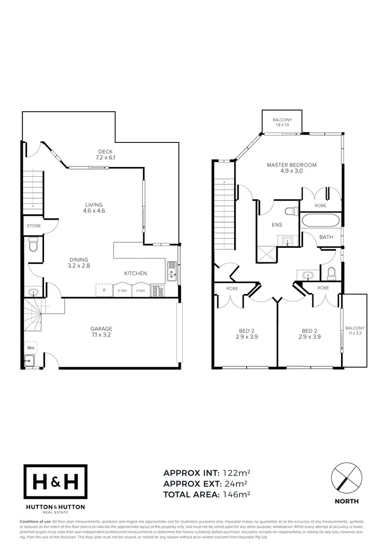 Floorplan of Homely townhouse listing, 1/49 Love Street, Northgate QLD 4013