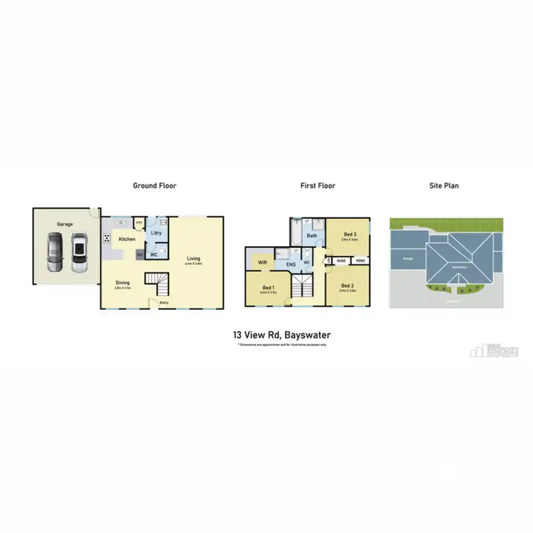 Floorplan of Homely townhouse listing, 6/13 View Road, Bayswater VIC 3153