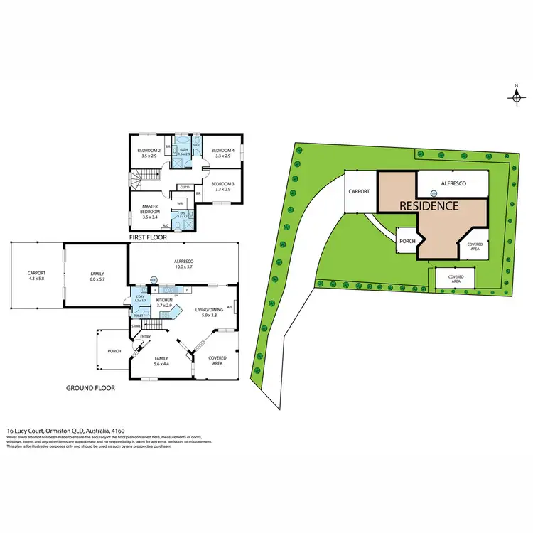 Floorplan of Homely house listing, 16 Lucy Court, Ormiston QLD 4160