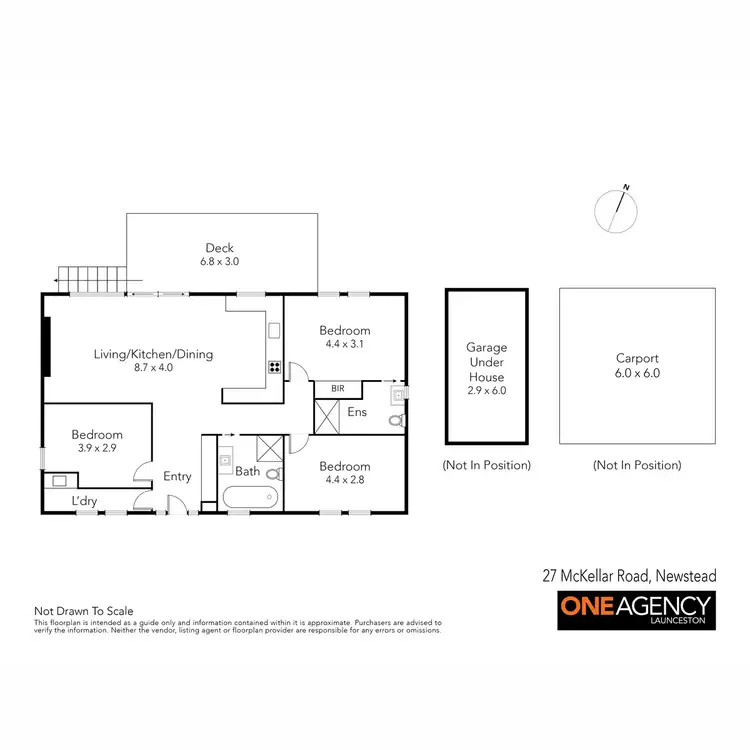 Floorplan of Homely house listing, 27 McKellar Road, Newstead TAS 7250