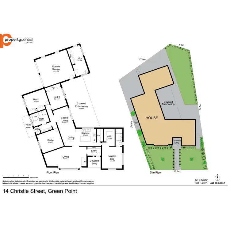 Floorplan of Homely house listing, 14 Christle Street, Green Point NSW 2251