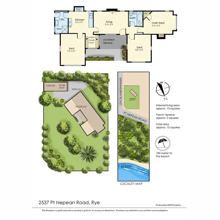 Floorplan of Homely house listing, 2537 - 2539 Point Nepean Road, Rye VIC 3941