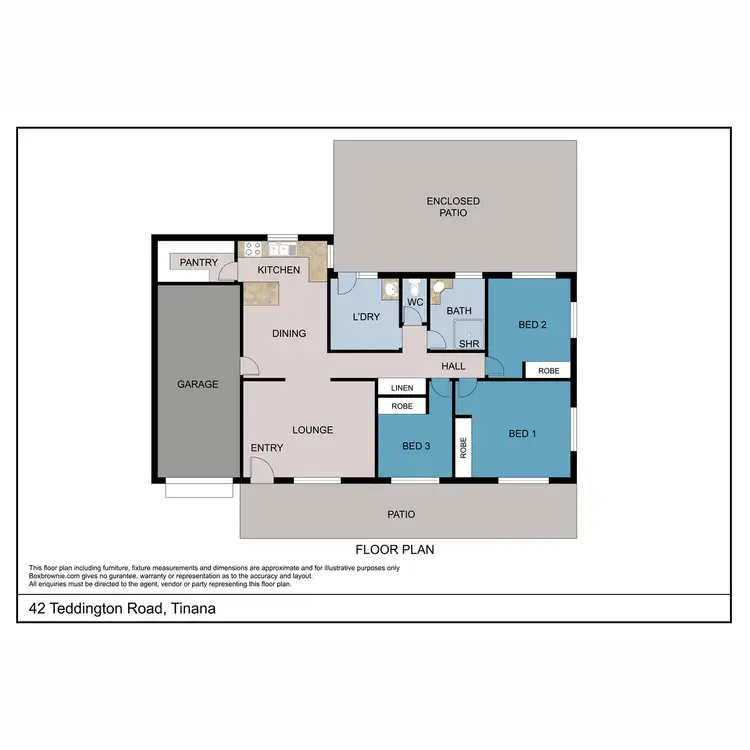 Floorplan of Homely house listing, 42 Teddington Road, Tinana QLD 4650