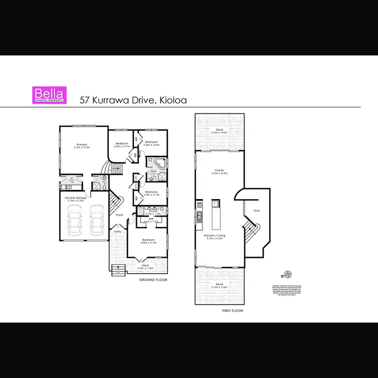 Floorplan of Homely house listing, 57 Kurrawa Drive, Kioloa NSW 2539