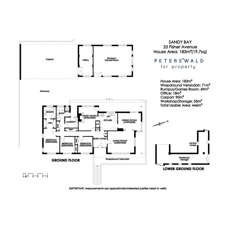 Floorplan of Homely house listing, 25 Fisher Avenue, Sandy Bay TAS 7005