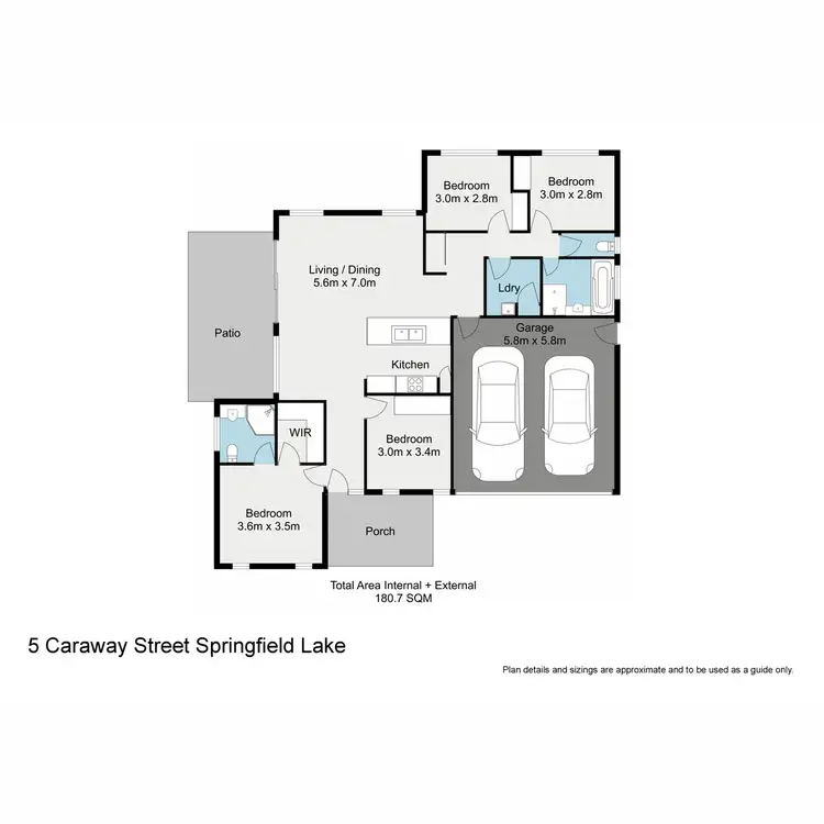 Floorplan of Homely house listing, 5 Caraway Street, Springfield Lakes QLD 4300
