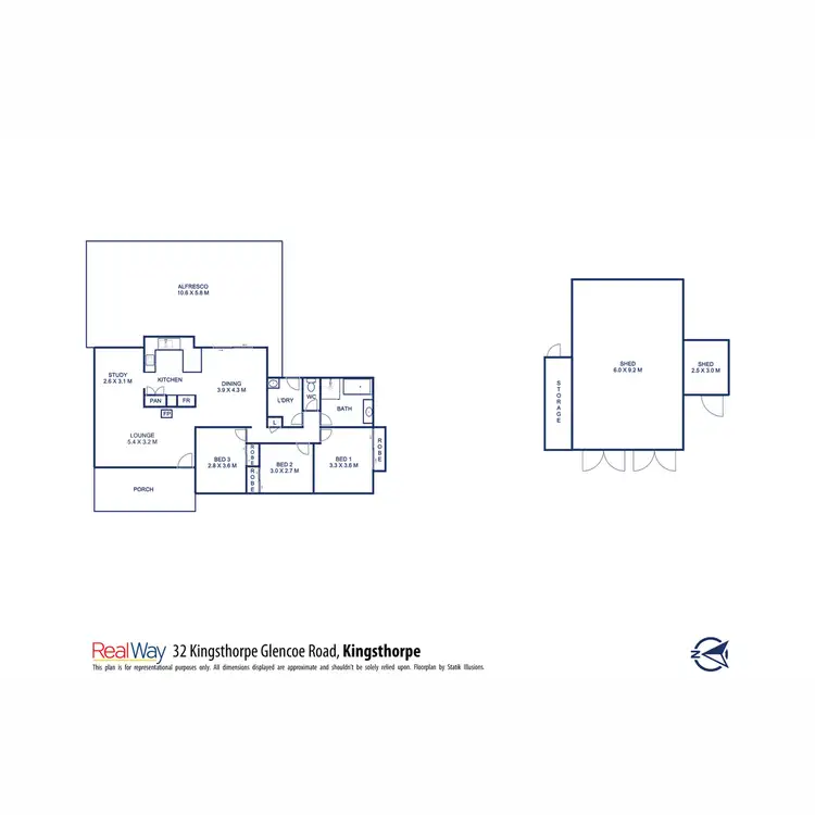 Floorplan of Homely house listing, 32 Kingsthorpe-Glencoe Road, Kingsthorpe QLD 4400