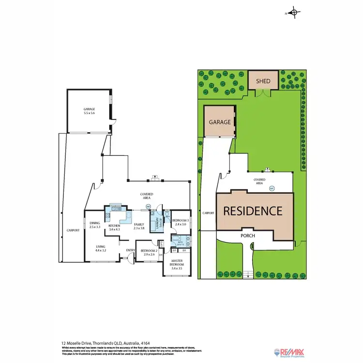 Floorplan of Homely house listing, 12 Moselle Drive, Thornlands QLD 4164