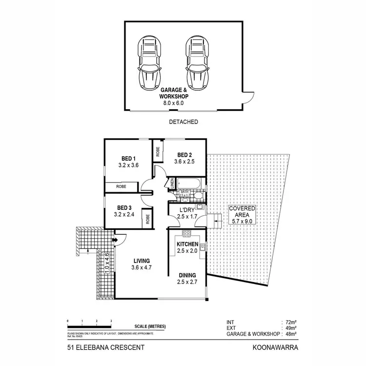 Floorplan of Homely house listing, 51 Eleebana Crescent, Koonawarra NSW 2530