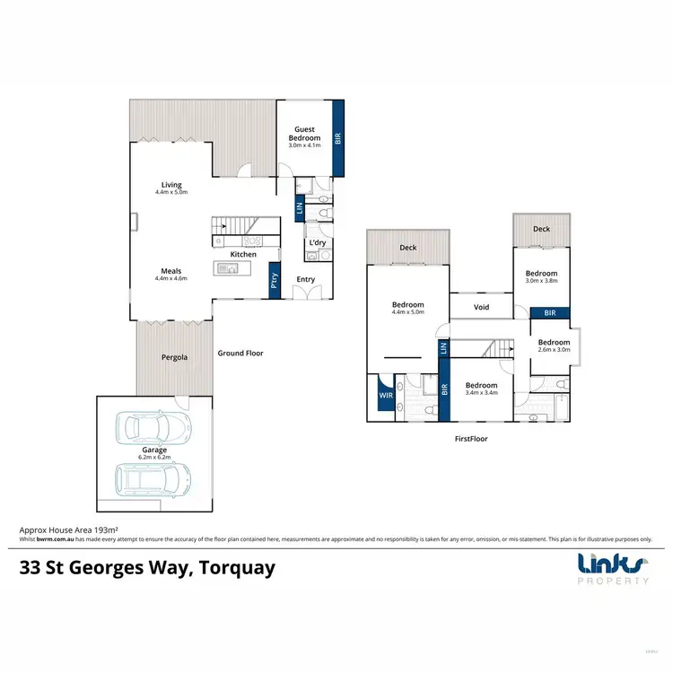 Floorplan of Homely house listing, 33 St Georges Way, Torquay VIC 3228