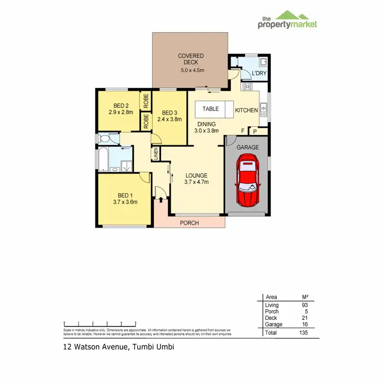 Floorplan of Homely house listing, 12 Watson Avenue, Tumbi Umbi NSW 2261