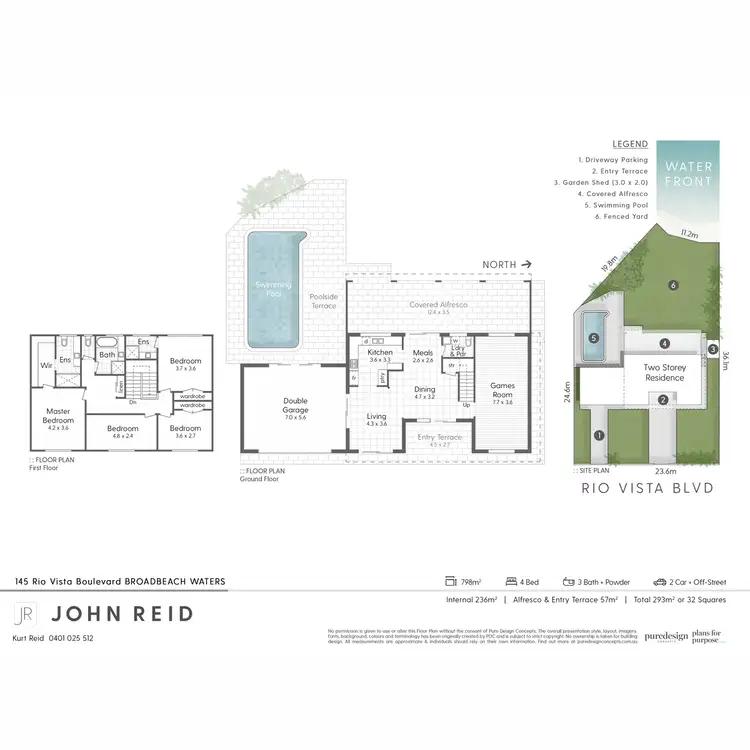 Floorplan of Homely house listing, 145 Rio Vista Boulevard, Broadbeach Waters QLD 4218