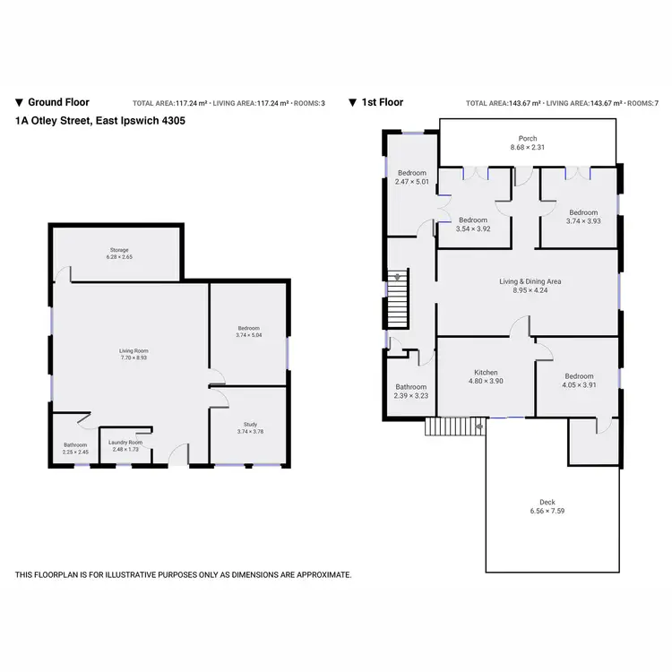 Floorplan of Homely house listing, 1a Otley Street, East Ipswich QLD 4305