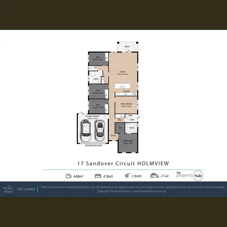 Floorplan of Homely house listing, 17 Sandover Circuit, Holmview QLD 4207