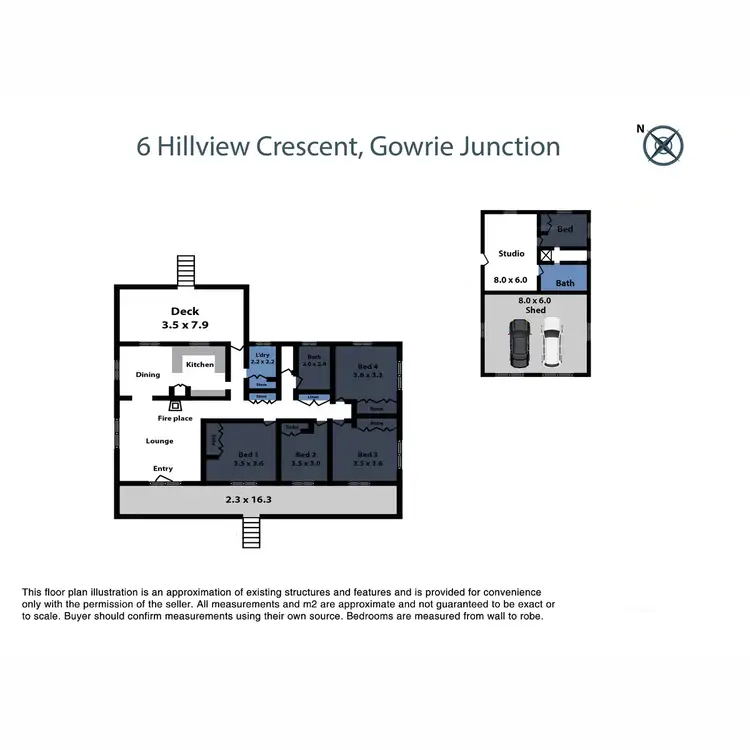 Floorplan of Homely house listing, 6 Hillview Crescent, Gowrie Junction QLD 4352