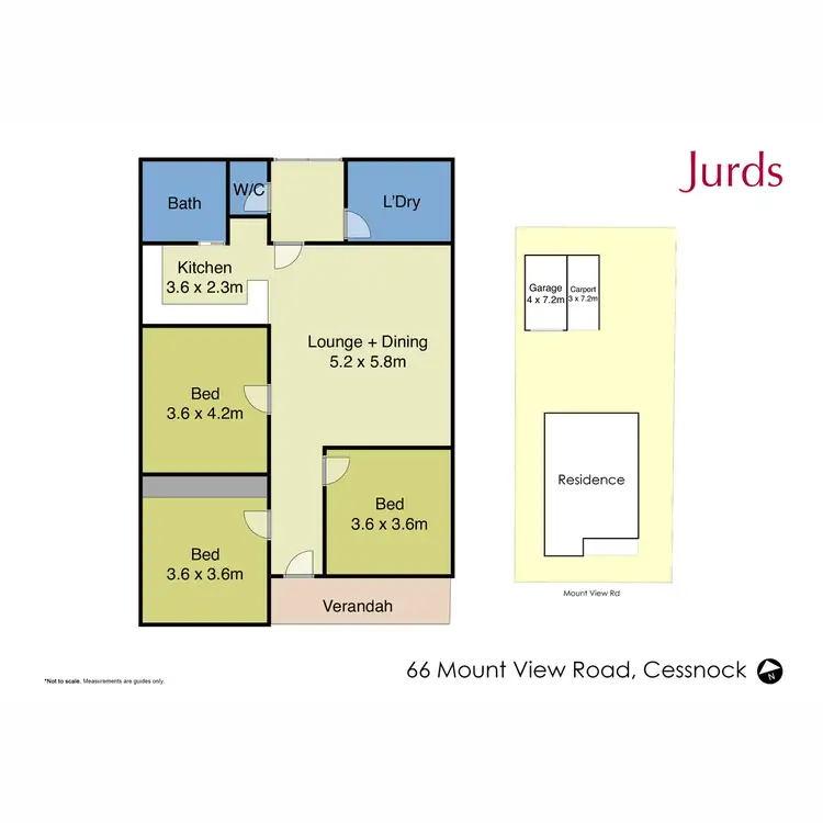 Floorplan of Homely house listing, 66 Mount View Road, Cessnock NSW 2325