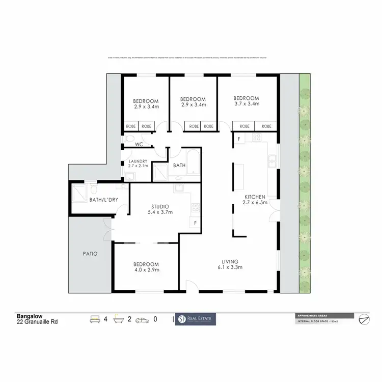 Floorplan of Homely house listing, 22 Granuaille Road, Bangalow NSW 2479