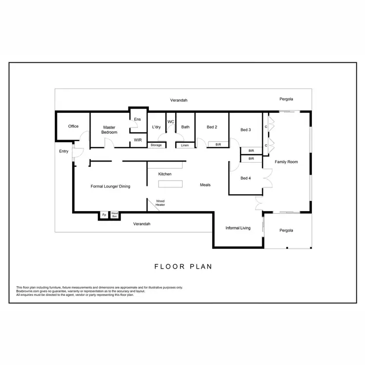 Floorplan of Homely rural property listing, 1191 Gerogery Road, Gerogery NSW 2642
