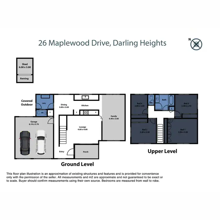 Floorplan of Homely house listing, 26 Maplewood Drive, Darling Heights QLD 4350