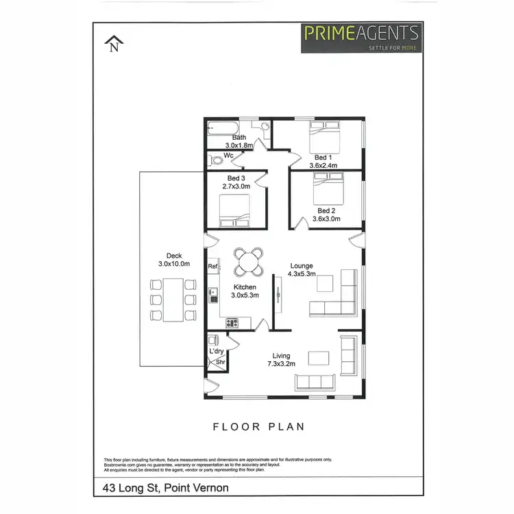 Floorplan of Homely house listing, 43 Long Street, Point Vernon QLD 4655