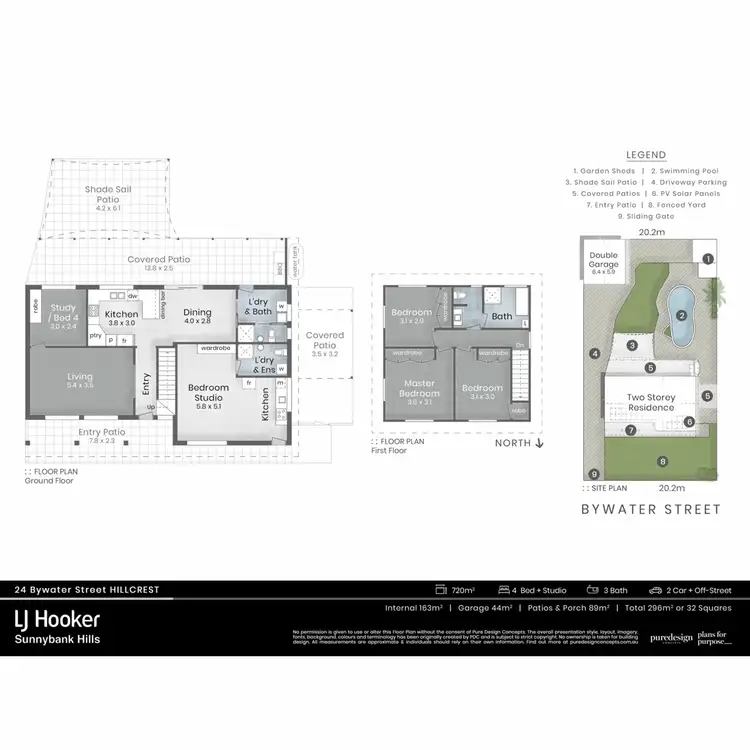 Floorplan of Homely house listing, 24 Bywater Street, Hillcrest QLD 4118