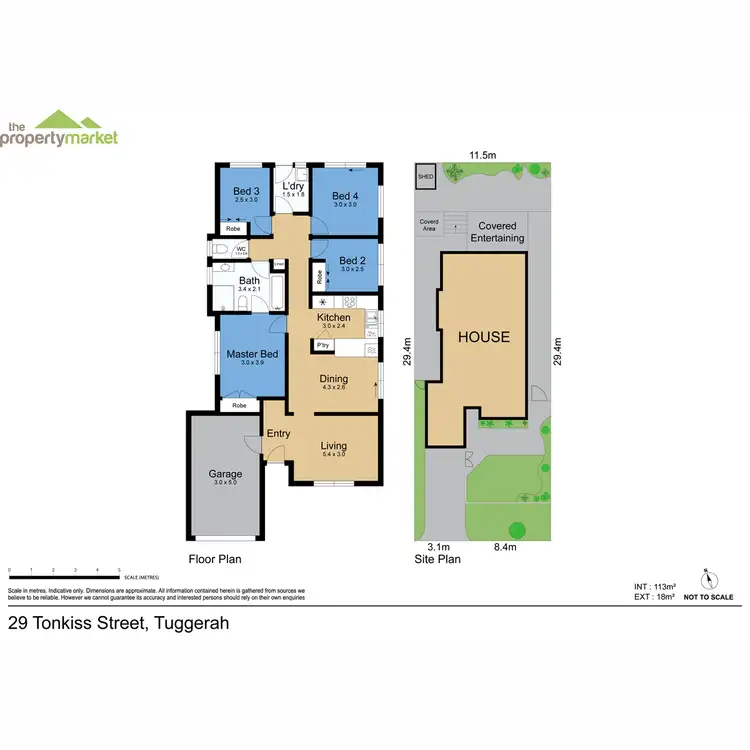 Floorplan of Homely house listing, 29 Tonkiss Street, Tuggerah NSW 2259