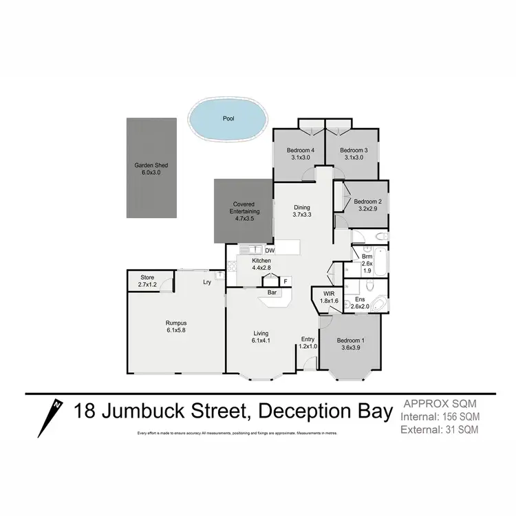 Floorplan of Homely house listing, 18 Jumbuck Street, Deception Bay QLD 4508